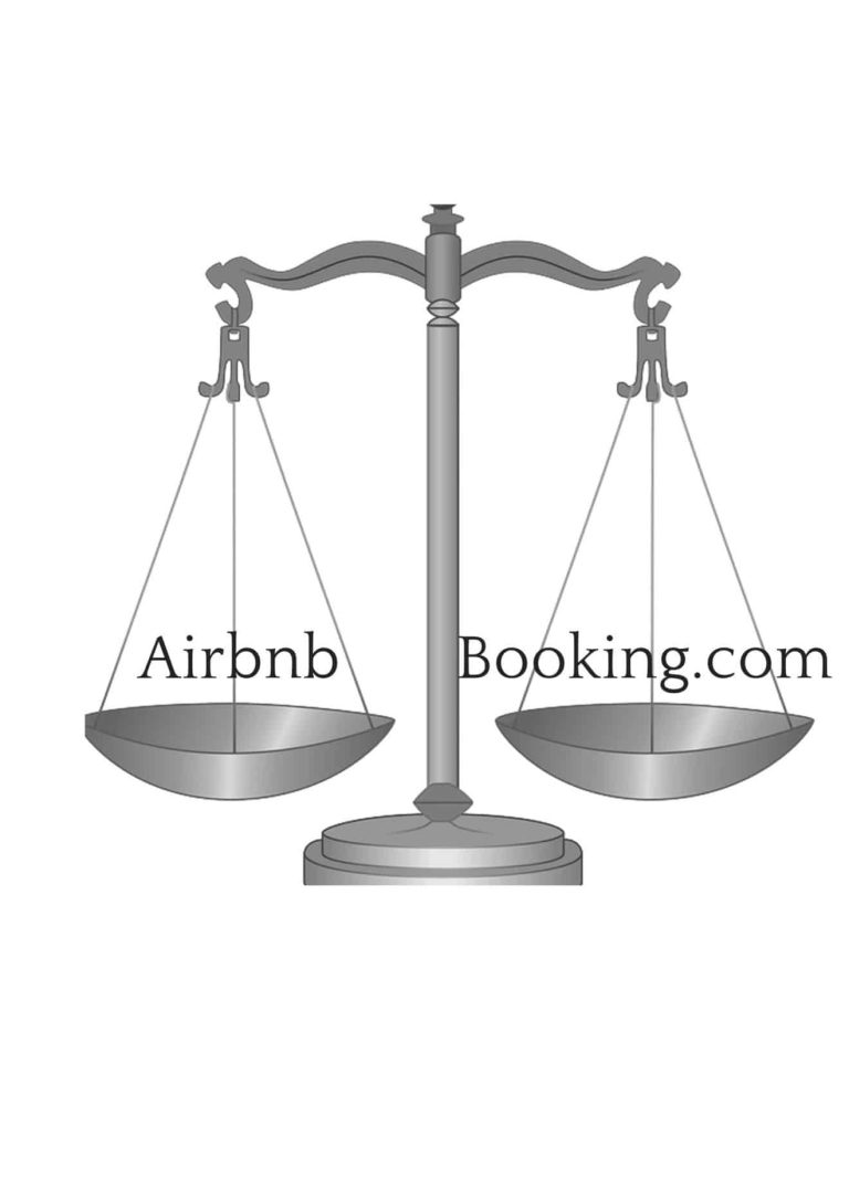 Comparaison Airbnb et booking